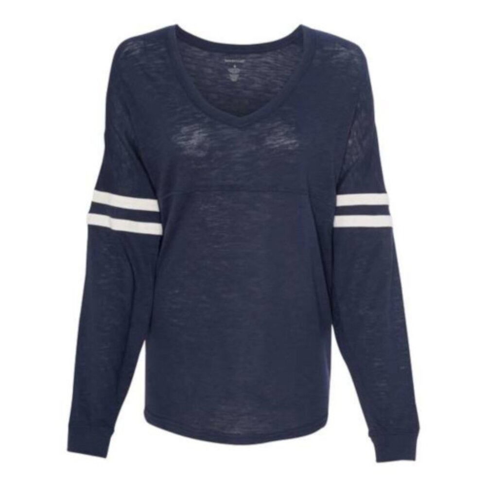Boxercraft Slub VarsiTee VNeck Jersey - T17 - Navy